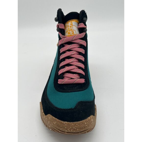The North Face Womens Size 7 Right Boot Teal/Black With Pink Laces Durable Grip - Picture 2 of 7